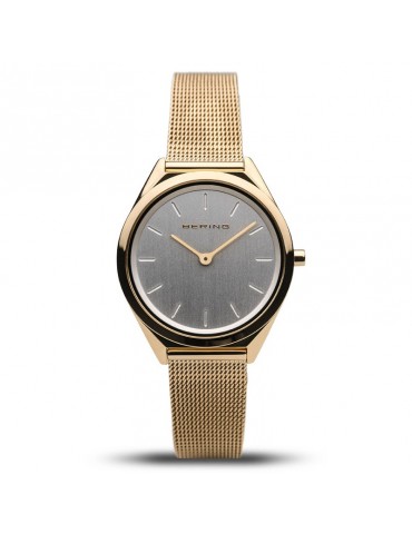 Bering Unisex Ultra Slim Bright Gold 31mm Watch - 0