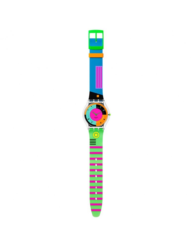 Orologio Swatch - Neon Hot Racer - 34mm - Multicolore - SS08K119