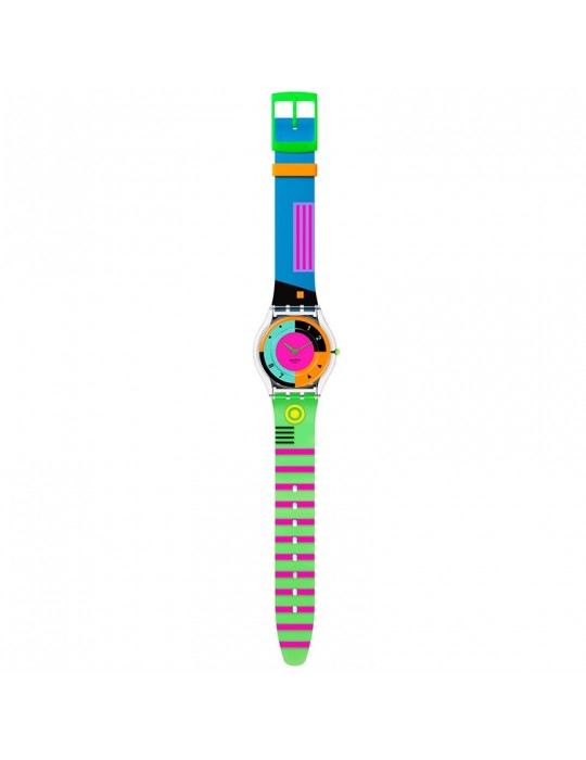 Orologio Swatch - Neon Hot Racer - 34mm - Multicolore - SS08K119