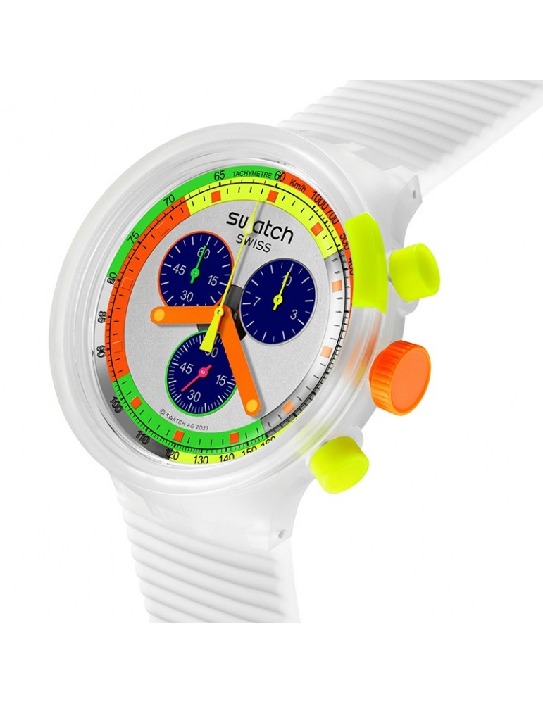 Swatch watch - Neon Jelly - Chronograph - 47mm - Multicolored-SB02K100