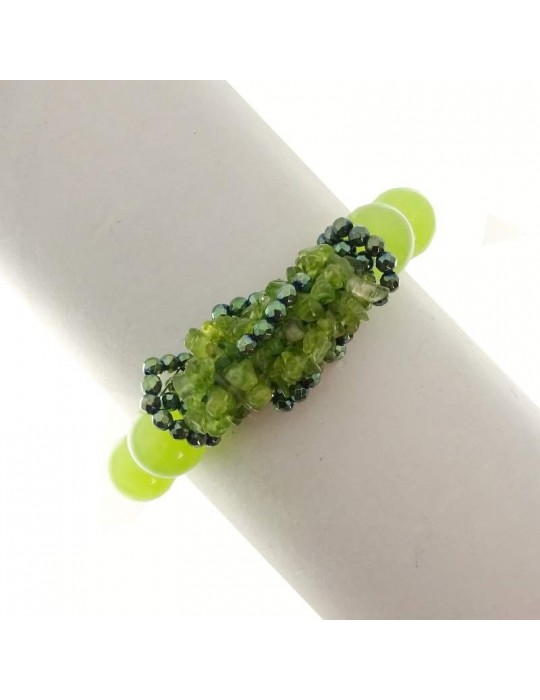 Rajola Bracelet - Hula - Light Green Jade - Peridot - 546141618