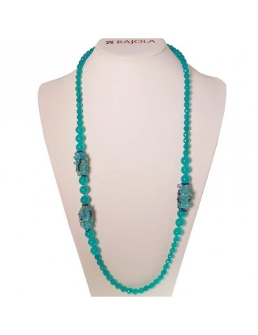 Collana Rajola - Hula - Lunga - Giada Verde Menta - Apatite - 546147