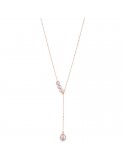 Collana Lelune - Oro Rosa 18 Carati - Perle Freshwater - Rosa 4-7,5 mm - LLGC2140.3