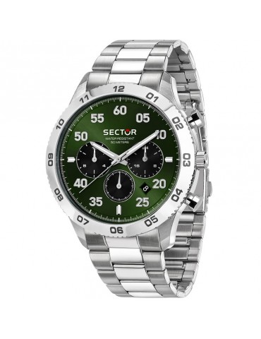 Sector Watch - 270 - Chronograph - Silver - 45mm - Green-R3253578034