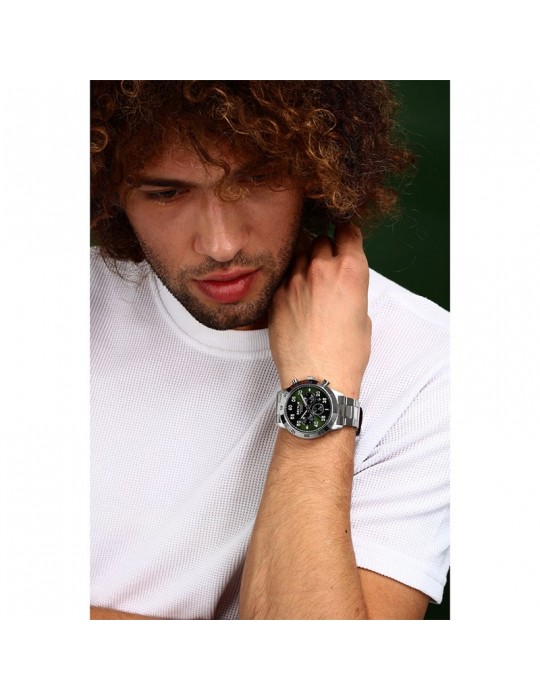 Orologio Sector - 270 - Cronografo - Silver - 45mm - Verde-R3253578034