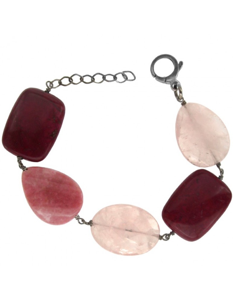 Bracciale Della Rovere - Quarzo Rosa - Opale Rosa - DR154