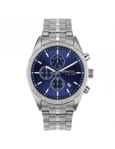 Orologio Breil Tribe - Captain - Cronografo - Silver - 42mm-Blu-EW0692