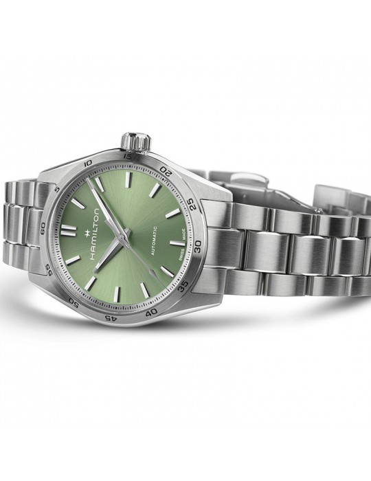 Orologio Hamilton - Jazzmaster Performer Automatico 34mm Verde - H36105160