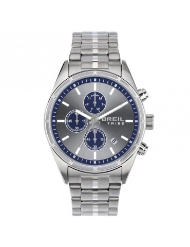 Orologio Breil Tribe - Captain - Cronografo - 42mm-Silver e Blu-EW0693