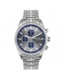 Orologio Breil Tribe - Captain - Cronografo - 42mm-Silver e Blu-EW0693