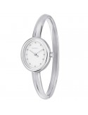 Breil Watch - Hoop - Silver - 5.5cm x 4.5cm-White-Crystals-TW2053