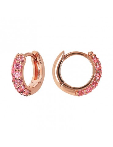 Bronzallure Earrings - Miss - Pink Cubic Zirconia - WSBZ02159.ROSE 2