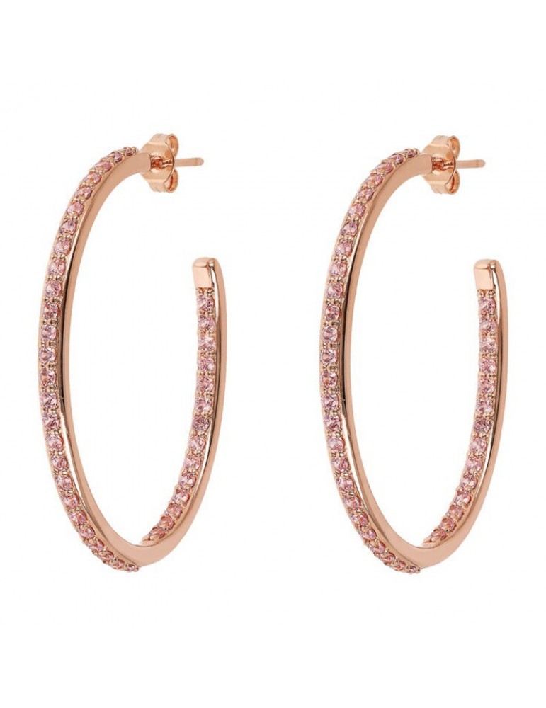 Bronzallure-Altissima Earrings - Pink Cubic Zirconia - WSBZ02166.PINK