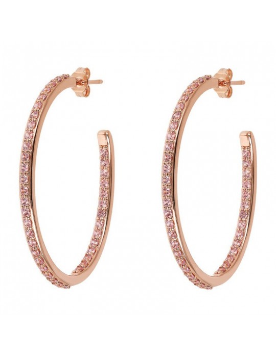 Bronzallure-Altissima Earrings - Pink Cubic Zirconia - WSBZ02166.PINK