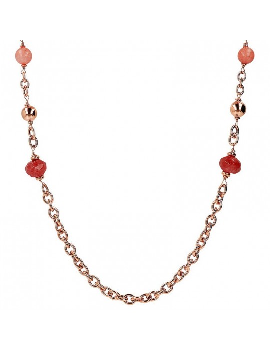 Collana Bronzallure - Felicia - Quarzite Rosa - WSBZ02139.SRQ+RDQ