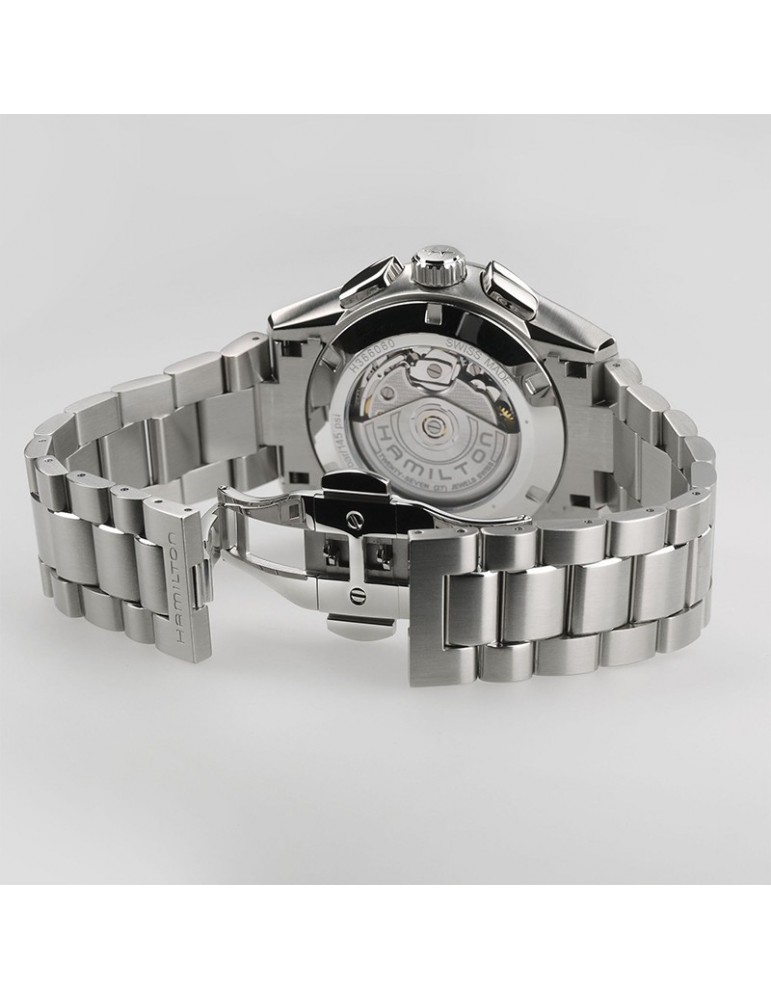 Orologio Hamilton - Jazzmaster Performer Cronografo Automatico 42mm Blu - H36656140