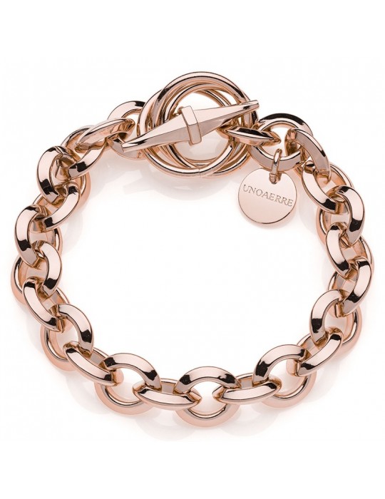 Bracciale Unoaerre-Fashion Jewellery-Rose Gold-Catena Rolò-10EXB0015R