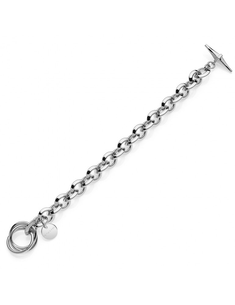 Bracciale Unoaerre - Bronzo Bianco - Catena Rolò - 10EXB0015