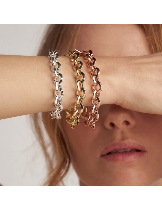 Unoaerre Bracelet - White Bronze - Rolò Chain - 10EXB0015