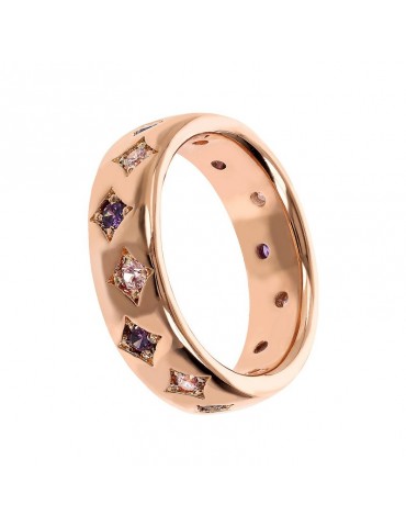 Bronzallure-Preziosa-Band Ring-Cubic Zirconia Pink-WSBZ02221.RH-14