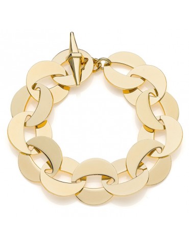 Bracciale Unoaerre - Bronzo Dorato -Maglie Piatte-16EXB0065G-1AR