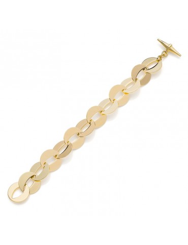 Bracciale Unoaerre - Bronzo Dorato -Maglie Piatte-16EXB0065G-1AR 2