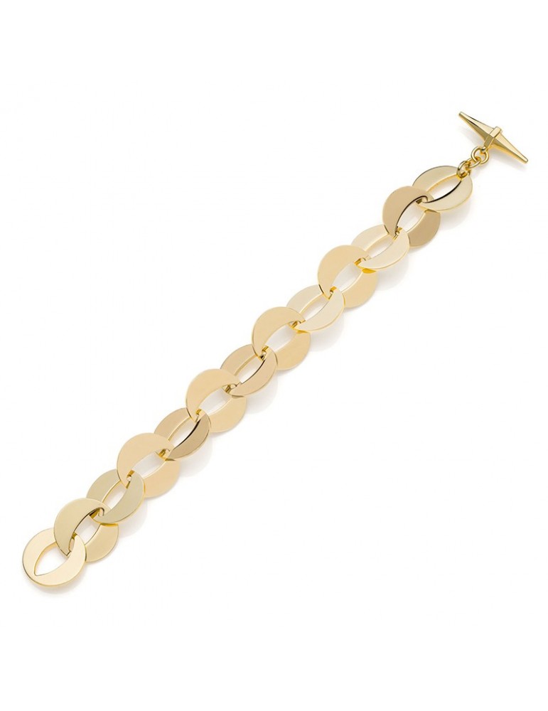 Bracciale Unoaerre - Bronzo Dorato -Maglie Piatte-16EXB0065G-1AR