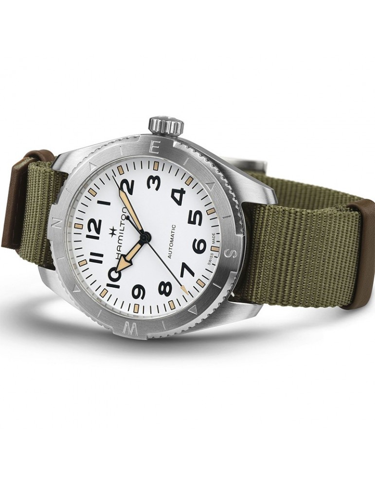 Hamilton Men's Watch Khaki Field Expedition Automatic 41mm White