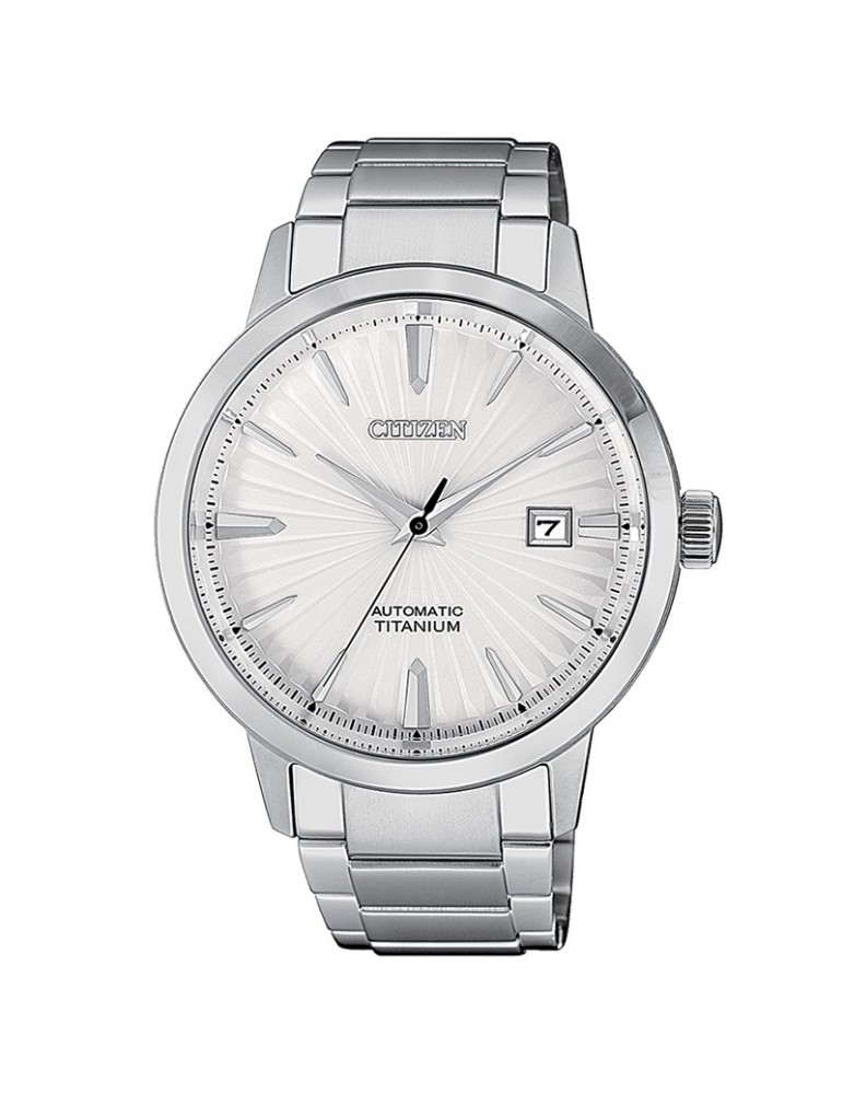 Orologio Citizen Super Titanio Meccanico 40mm Argento -NJ218089A