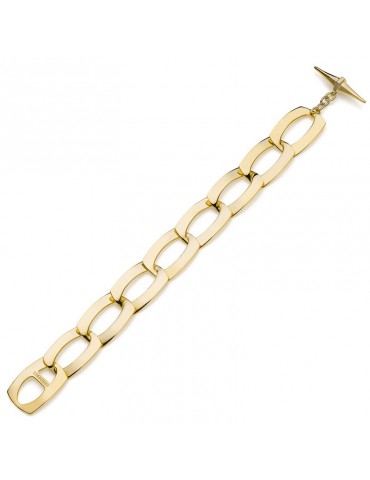 Unoaerre Bracelet-Golden Bronze-Flat Link Chain-16EXB0085G 2