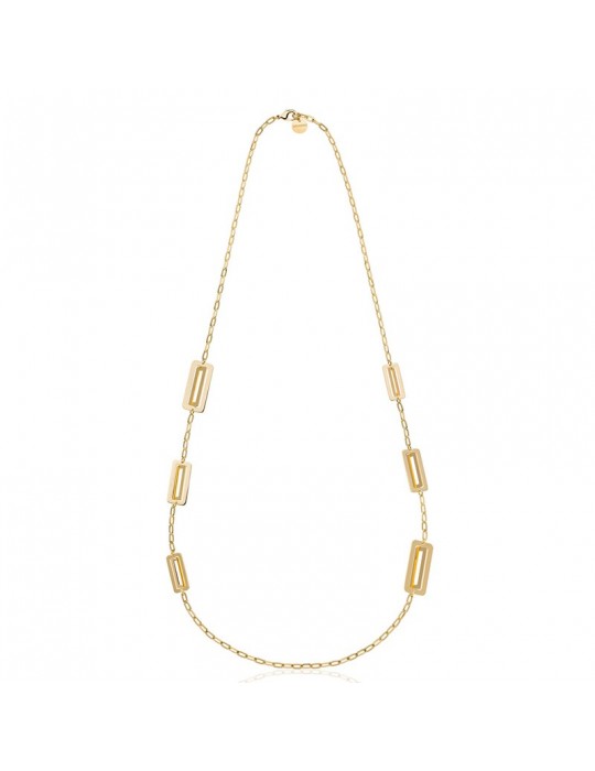 Unoaerre Necklace - Gilt Bronze - Forzatina Chain - 16EXH0074