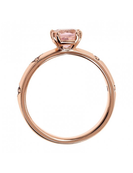 Anello Bronzallure-Solitario-Prisma Gem Rosa-Misura 16-WSBZ02222.MO-16