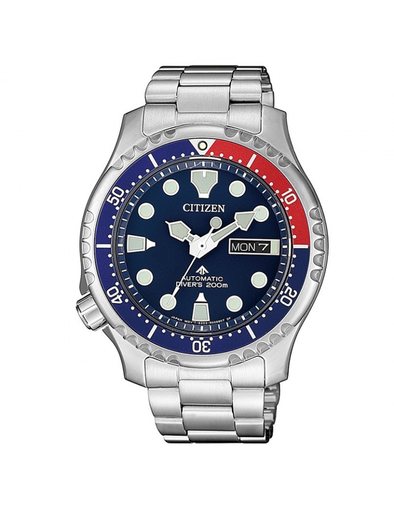 Orologio Citizen Uomo - Promaster - Meccanico - 42mm - Blu - NY008683L