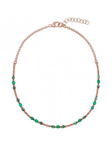 Collana Bronzallure - Felicia - Sfere - Agata Verde - WSBZ02254.AG 2