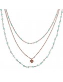 Collana Bronzallure - Rosari - Multifilo - Amazzonite-WSBZ02256.AQU-AZ