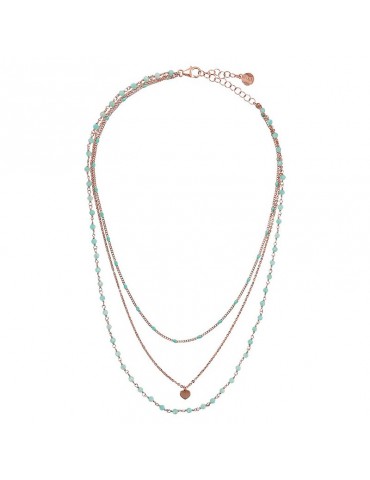 Bronzallure Necklace - Rosaries - Multistrand - Amazonite-WSBZ02256.AQU-AZ 2
