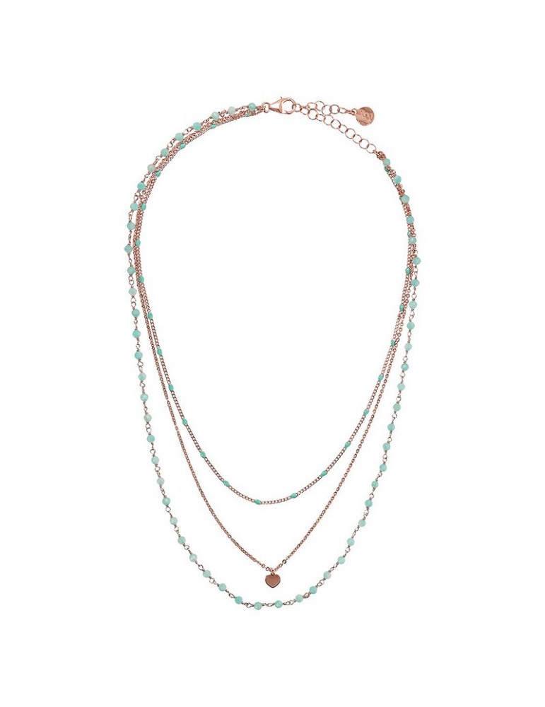 Bronzallure Necklace - Rosaries - Multistrand - Amazonite-WSBZ02256.AQU-AZ