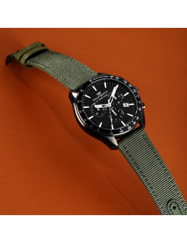 Philip Watch Men's Watch - Blaze Quartz Chronograph 42mm Black Green - 0 2