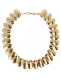 Etruscan Necklace - Ithaca - Golden - Oval Elements - WSET00321YG