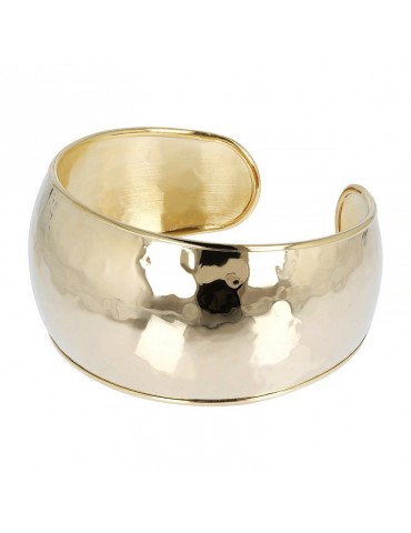 Bracciale Etrusca - Itaca - a Fascia - Gold-Rigido-Bombato-WSET00333YG