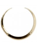 Etruscan Necklace - Itaca - Choker - Gold - Hammered - WSET00334Y