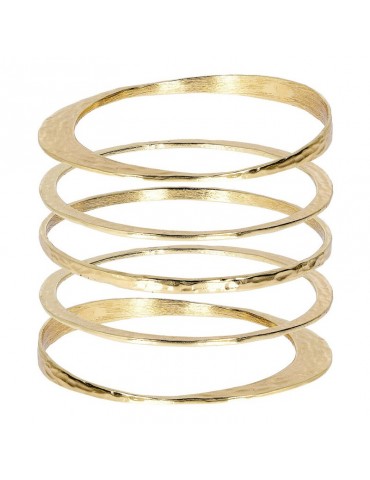 Set di Bracciali Etrusca-Itaca-Rigidi e Martellati-Gold-WSET00337YG-AVG