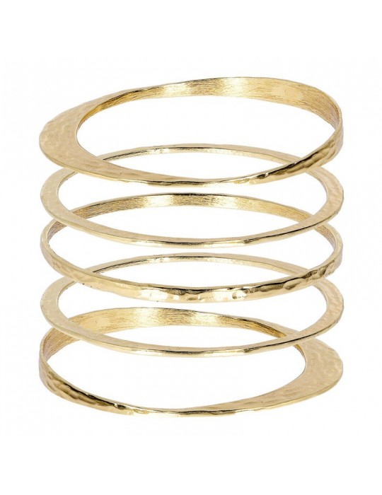 Set di Bracciali Etrusca-Itaca-Rigidi e Martellati-Gold-WSET00337YG-AVG