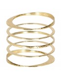 Set of Etruscan-Ithaca Bracelets-Rigid and Hammered-Gold-WSET00337YG-AVG