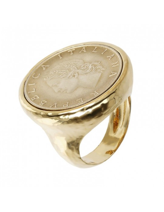 Etruscan Ring - Crete - Chevalier - Original Coin - WSET00399YG