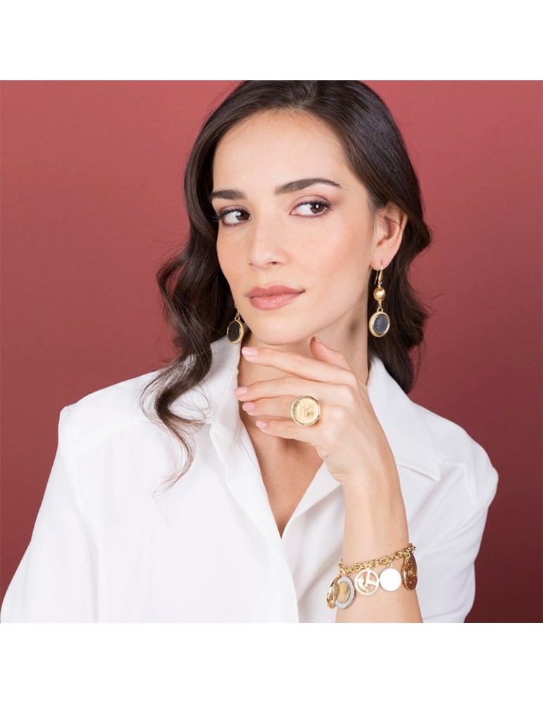 Etruscan Ring - Crete - Chevalier - Original Coin - WSET00399YG