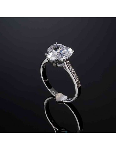 Chiara Ferragni Ring - First Love - Zircons-White Heart-J19AVF01010