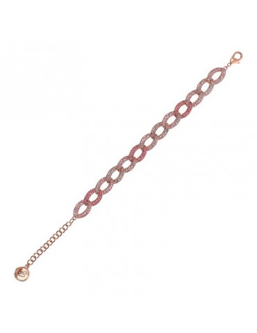 Bracciale Bronzallure-Altissima-Catena-Cubic Zirconia Rosa-WSBZ02269.MO 2