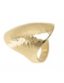Anello Etrusca - Itaca - Gold - Chevalier Ovale-Martellato-WSET00578YG