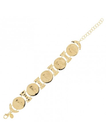 Bracciale Etrusca-Creta-Gold-Clessidra-Monete Originali-WSET00641YG 2